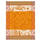 French Tea Towel Arriere Pays Orange