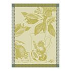 French Tea Towel Eaux de Citrons Yellow
