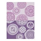 French Tea Towel Faience Purple