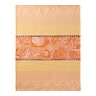 French Tea Towel Jardin des Choux Orange