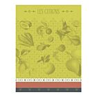 French Tea Towel La Beaute du Zeste Green