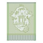 French Tea Towel Promenade Imperiale Green