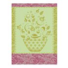 French Tea Towel Salade d'Ete Green