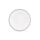 Ginori Corona Oro White & Blue Dessert Plate