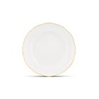 Ginori Corona Oro White & Gold Dessert Plate