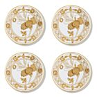 Ginori Oriente Italiano Aurum Gold Rim Coaster Set/4