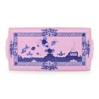 Ginori Oriente Italiano Azalea Gold Rim Rectangle Tray Large