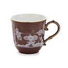 Ginori Oriente Italiano Castagna Gold Rim Mug