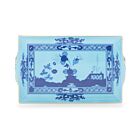 Ginori Oriente Italiano Iris Gold Rim Rectangle Tray Small