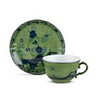 Ginori Oriente Italiano Malachite Tea Cup Set