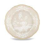   Ginori Oriente Italiano Meringa Gold Rim Dinner Plate