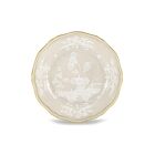 Ginori Oriente Italiano Meringa Gold Rim Bread Plate