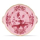 Ginori Oriente Italiano Porpora Gold Rim Cake Plate