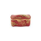 Ginori Oriente Italiano Rubrum Gold Rim Trinket Box Small