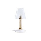 Glass Tealight Lamp Gold