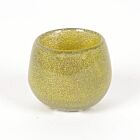 Glass Votive Color Golden Green