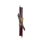 Greentree Home Everyday Sangria Taper Pair 12"