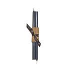 Greentree Home Everyday Gray Taper Pair 12"