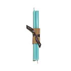 Greentree Home Everyday Robin's Egg Blue Taper Pair 12"