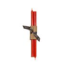 Greentree Home Everyday Tangerine Taper Pair 12"
