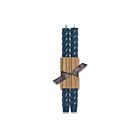 Greentree Home Rope Blue Slate Taper Pair 10"