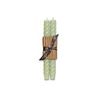 Greentree Home Rope Celadon Taper Pair 10"