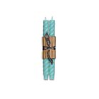 Greentree Home Rope Robin's Egg Blue Taper Pair 10"