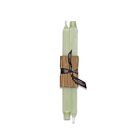 Greentree Home Square Celadon Taper Pair 12"