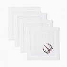 Henry Handwork Cocktail Napkin Eiffel Floral