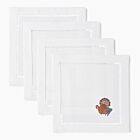 Henry Handwork Cocktail Napkin Turkey Gold