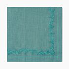 Henry Handwork Prism Vine Marine Napkin