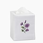 Henry Handwork Tissue Box Cover Pansies 