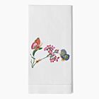  Henry Handwork Towel Butterflies & Flowers