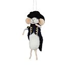 Holiday Ornament Felt Napoleon Mouse
