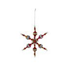 Holiday Ornament Retro Snowflake 