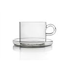   Ichendorf Glass Piuma Tea Cup & Saucer