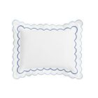 Matouk India Azure Boudoir Sham - 12x16", 2" Flange