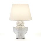  Italian Table Lamp Owl White
