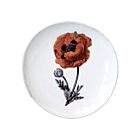 John Derian Floral Dinner Plate Orange Flower
