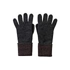 Johnstons of Elgin Cashmere Gloves Charcoal & Damson