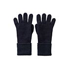 Johnstons of Elgin Cashmere Gloves Dark Navy & Bottle Green