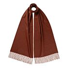 Johnstons of Elgin Cashmere Scarf Russet