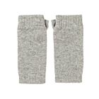 Johnstons of Elgin Cashmere Wrist Warmers Light Grey