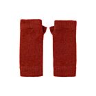 Johnstons of Elgin Cashmere Wrist Warmers Oxblood