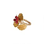 Juliska Forest Walk Holly with Berries Napkin Ring