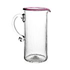 Juliska Glass Nell Pitcher Blush