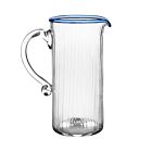 Juliska Glass Nell Pitcher Chambray