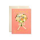 Karen Adams Thank You Bouquet Greeting Card