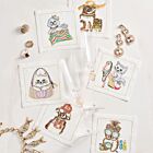 Kim Seybert Cocktail Napkin Set/6 Diva Pets