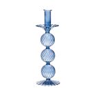 Kim Seybert Glass Candle Holder Iris Cadet